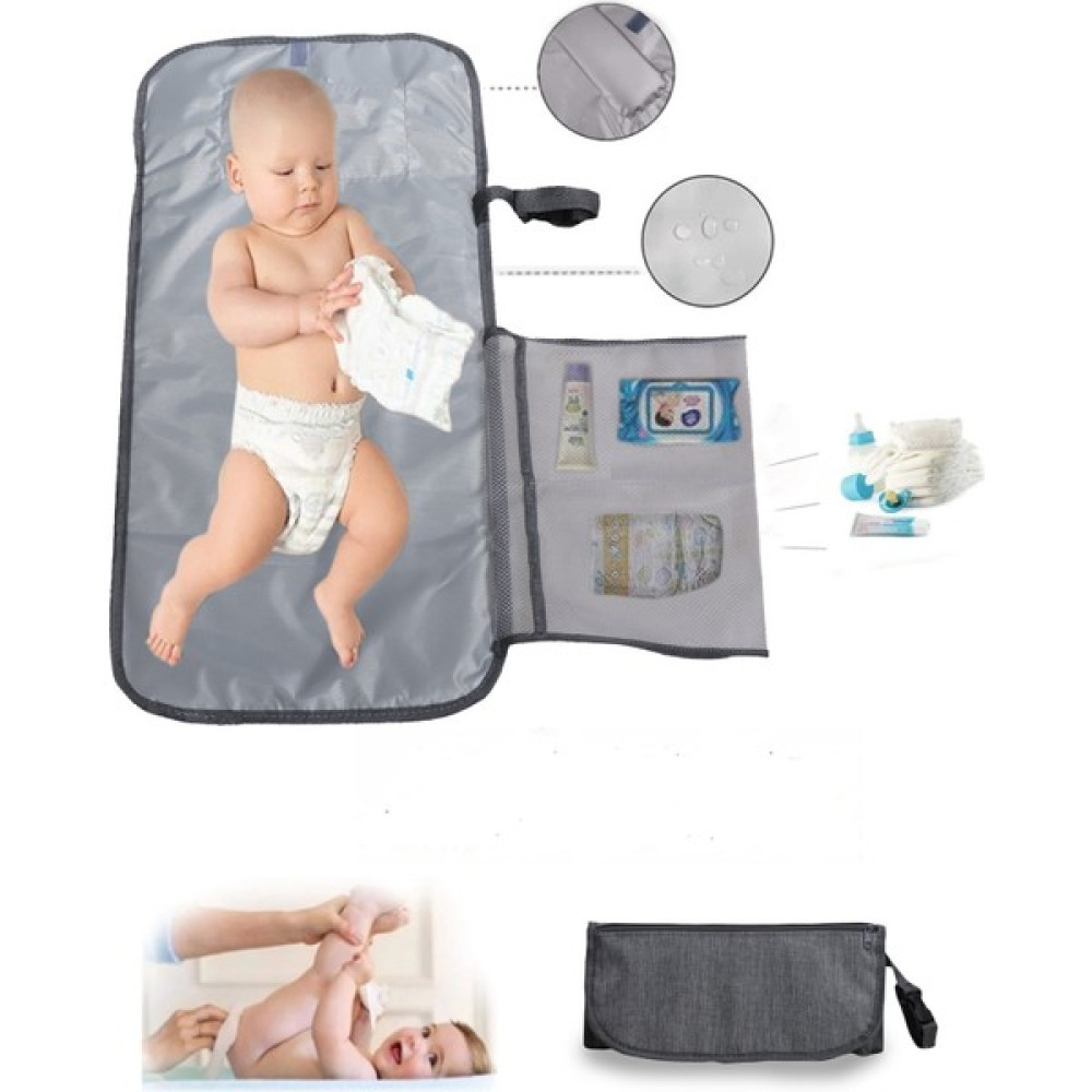 Nova Textile Bebek Alt Açma Örtüsü, Bebek Bakım Örtüsü, Alt Açma Minderi, Sıvı Geçirmez, Bebek Bakım Çantası - 0 - 3 Yaş - Açık Gri Bebek Alt Açma Minderi Fiyatı