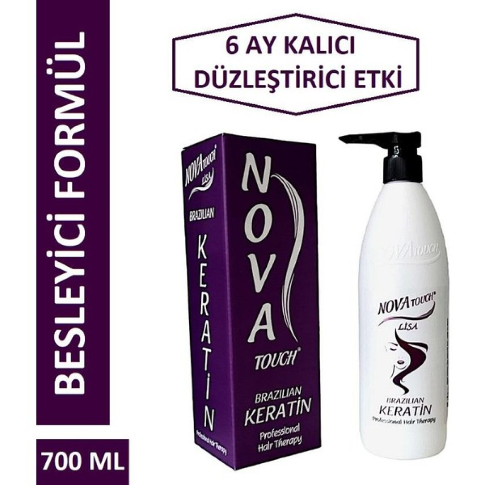 Nova Touch Nova Brezilya Fönü Keratini 700 ml Saç Bakım Maskeleri & Serumlar & Spreyler Fiyatı