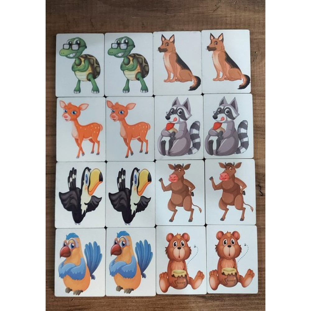 Novatoys Ahşap Eşleştirme Kartları Sevimli Hayvanlar 4 Oto Boyaları Fiyatı