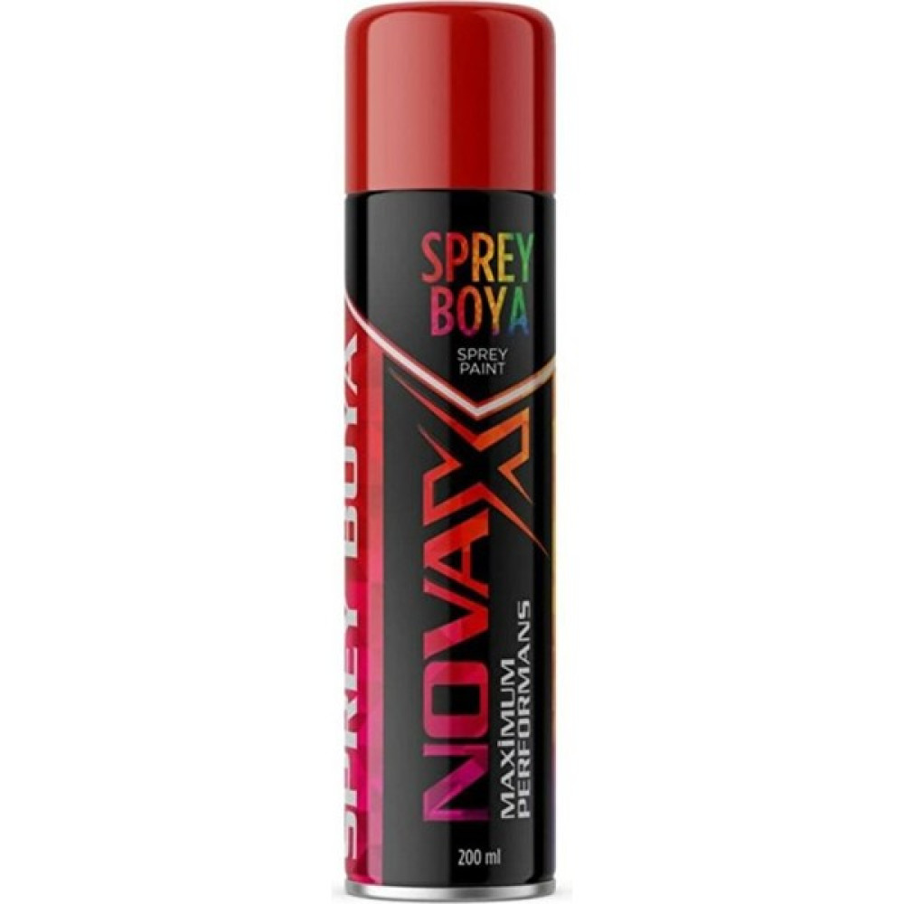 Novax Sprey Boya - Kırmızı Boya Malzemeleri Fiyatı