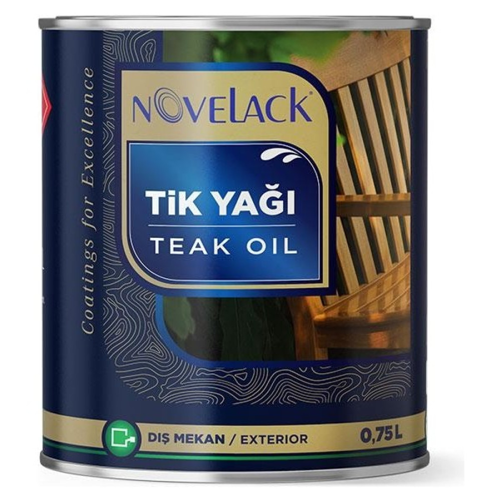 Novelack Teak Oil - Tik Yağı 0,75 Lt Boya Malzemeleri Fiyatı