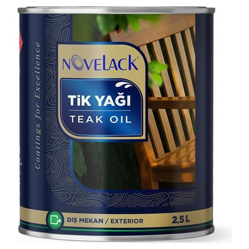 Novelack Teak Oil - Tik Yağı 2,5 Lt Boya Malzemeleri Fiyatı