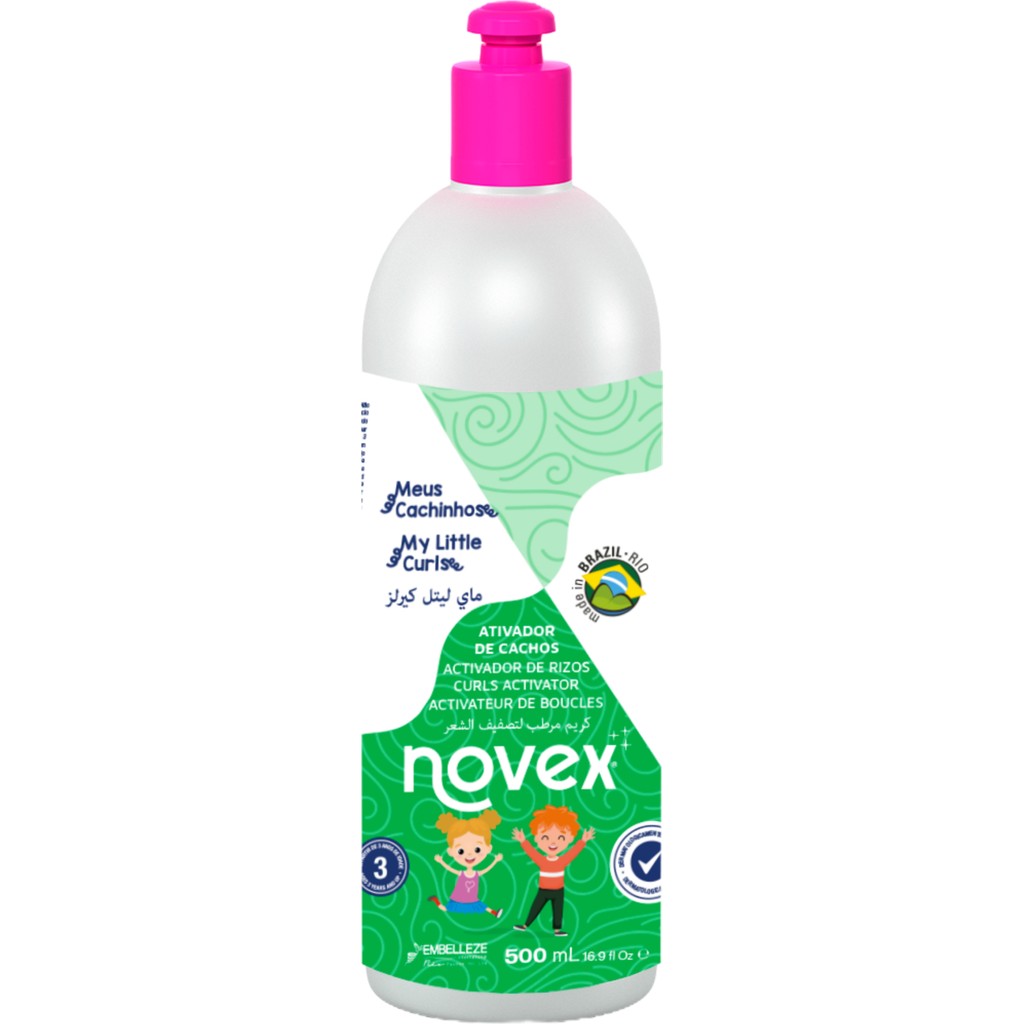Novex My Little Curls - Kıvırcık ve Dalgalı Saçlı Çocuklar İçin Bukle Belirginleştirici Saç Kremi 500 gr - Renksiz Diğer Fiyatı