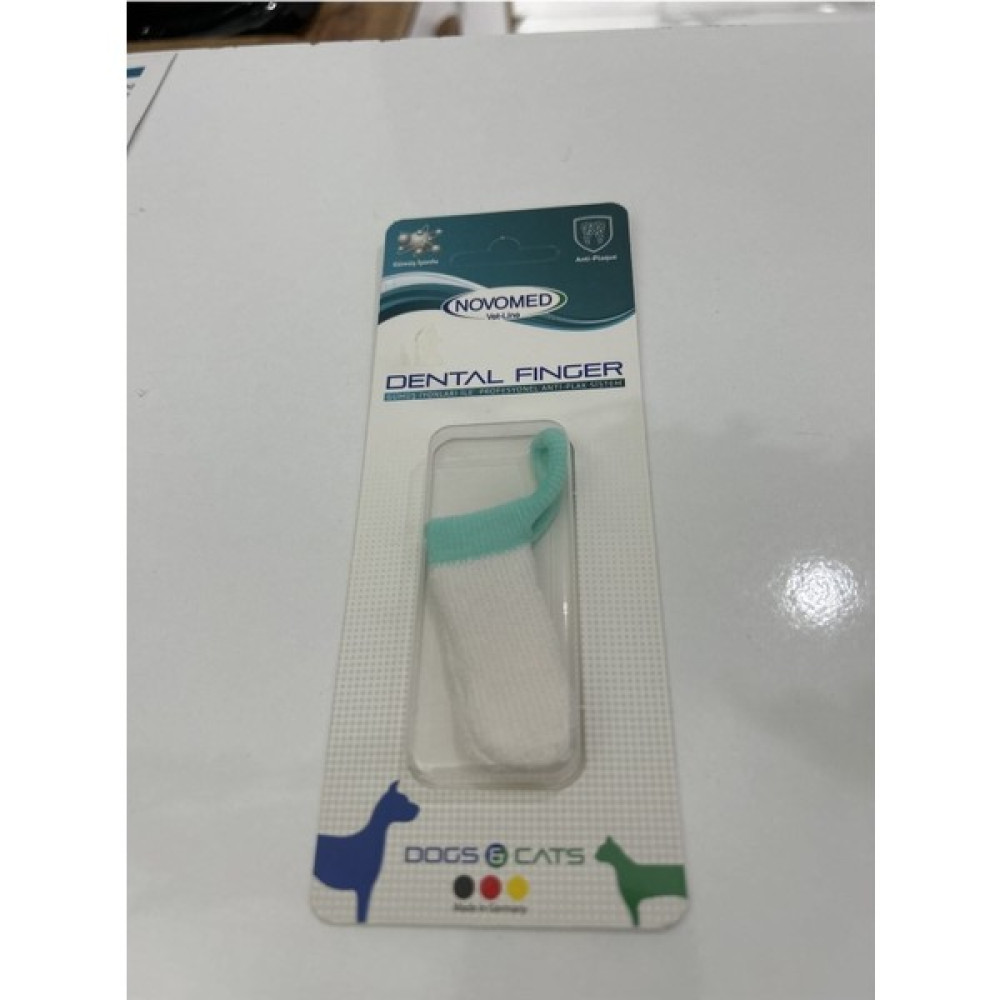Novomed Dental Finger Kedi Köpek Diş Fırçası - 0 RH (+) Siyah Diş Fırçaları Fiyatı