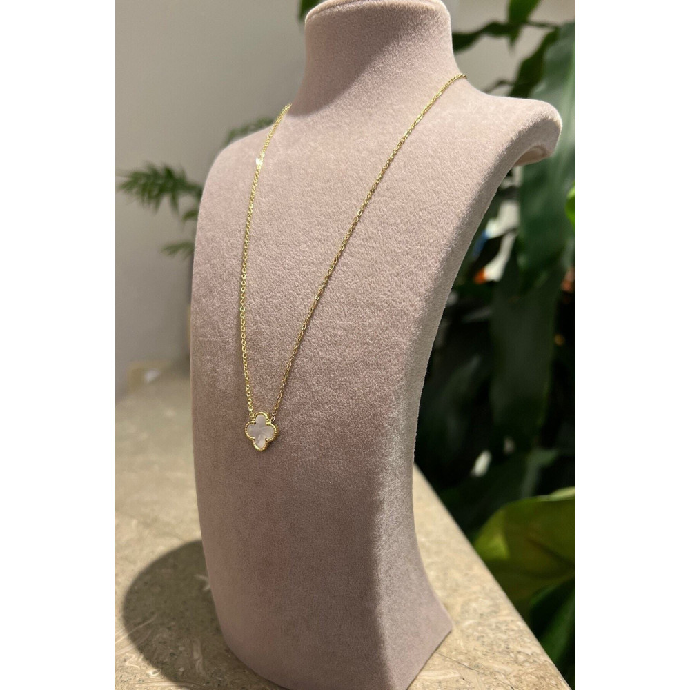 novon Van Cleef Alhambra 316l Çelik Kolye Bijuteri Kolye Fiyatı