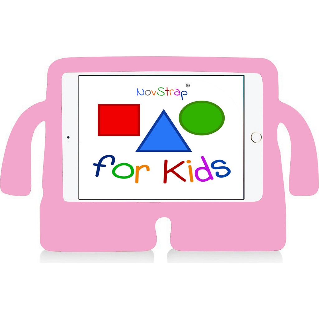 Novstrap Apple iPad Air 4/5 Nesil 10.9 Inç Uyumlu Kılıf Silikon Kollu Çocuk Tablet Kılıfı - Açık Pembe Tablet Kılıfı Fiyatı