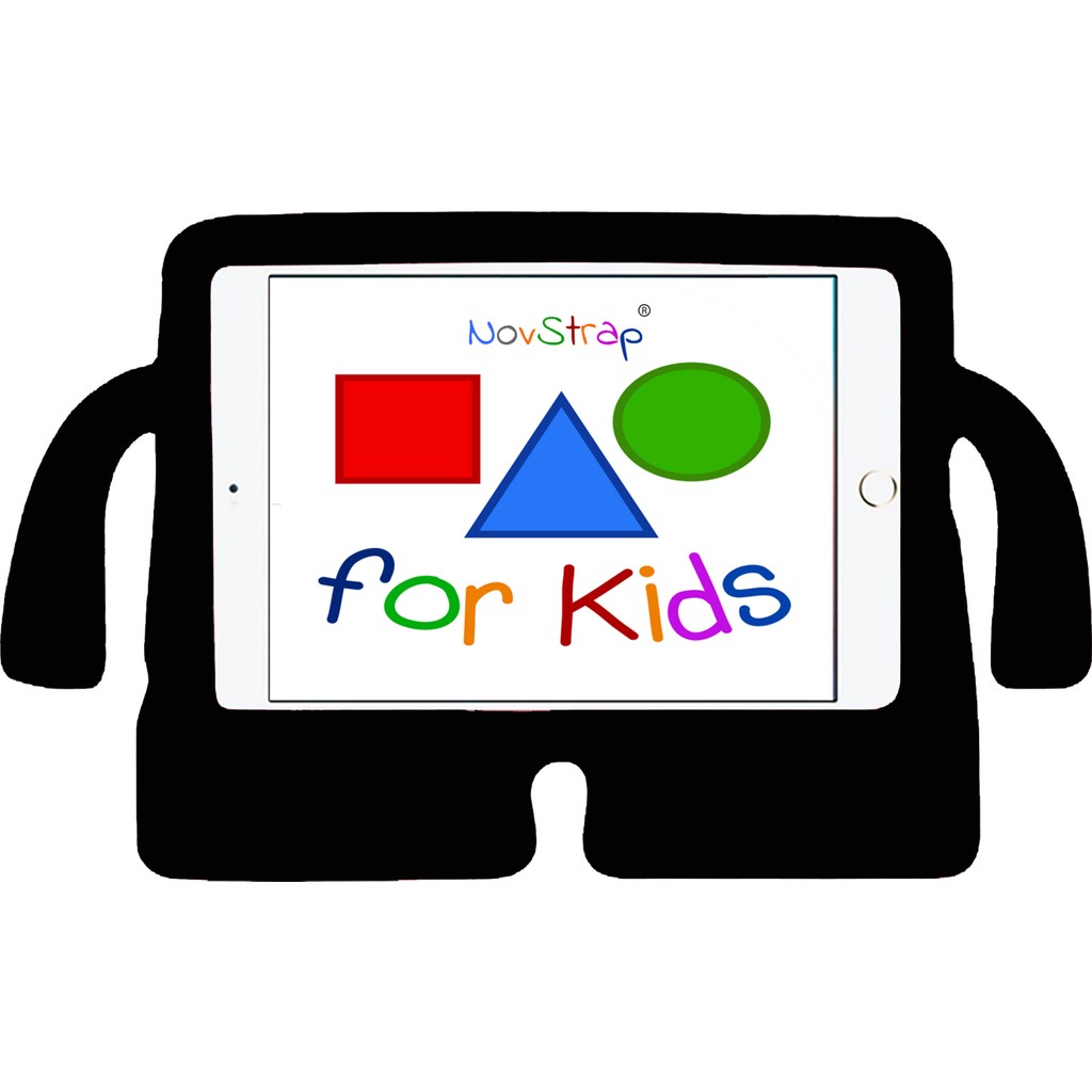 Novstrap Apple iPad Air 4/5 Nesil 10.9 Inç Uyumlu Kılıf Silikon Kollu Çocuk Tablet Kılıfı - Siyah Tablet Kılıfı Fiyatı
