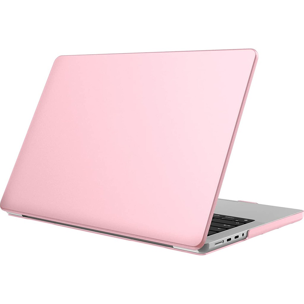 Novstrap Apple MacBook Pro 14 Inç M5 Çip A3434 ile Uyumlu Kılıf Sert Parlak Koruma Kapağı - Pembe - Macbook Pro M5 14 inç A3434 Cep Telefonu Kılıfı Fiyatı