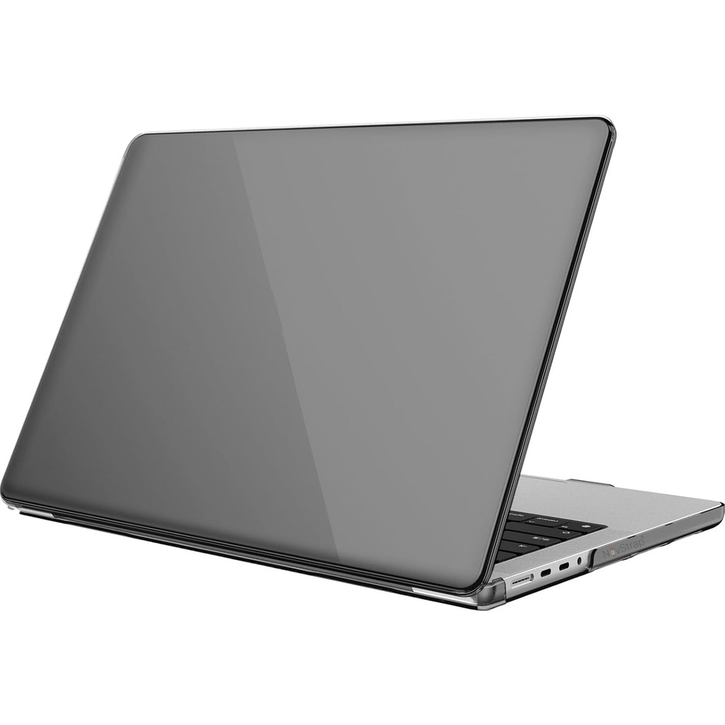 Novstrap Apple MacBook Pro 14 Inç M5 Çip A3434 ile Uyumlu Kılıf Sert Parlak Koruma Kapağı - Siyah - Macbook Pro M5 14 inç A3434 Cep Telefonu Kılıfı Fiyatı