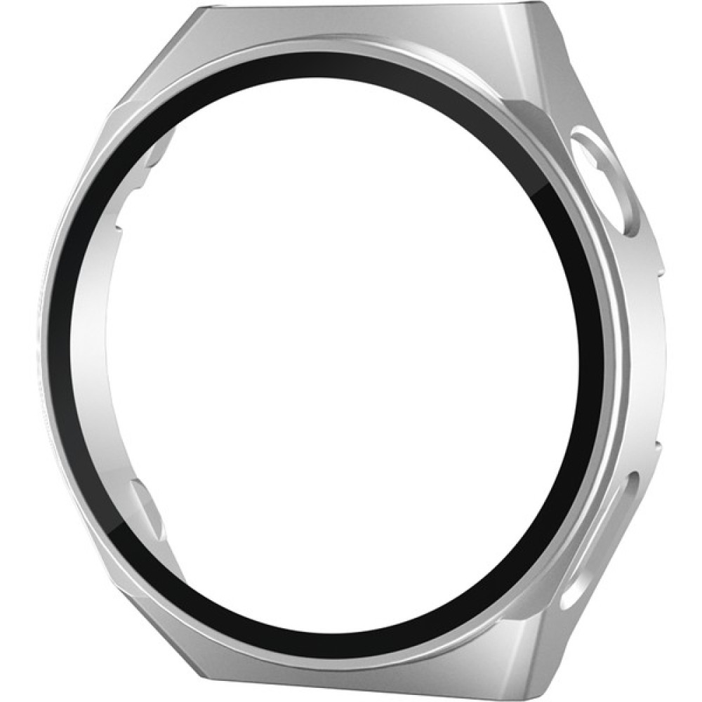Novstrap Huawei Watch Gt3 Pro Uyumlu Ekran Koruyucu Cam ve Kasa Koruyucu Kılıf Sert Pc - Gümüş - HUAWEİ WATCH GT3 PRO Giyilebilir Teknoloji Aksesuarları Fiyatı