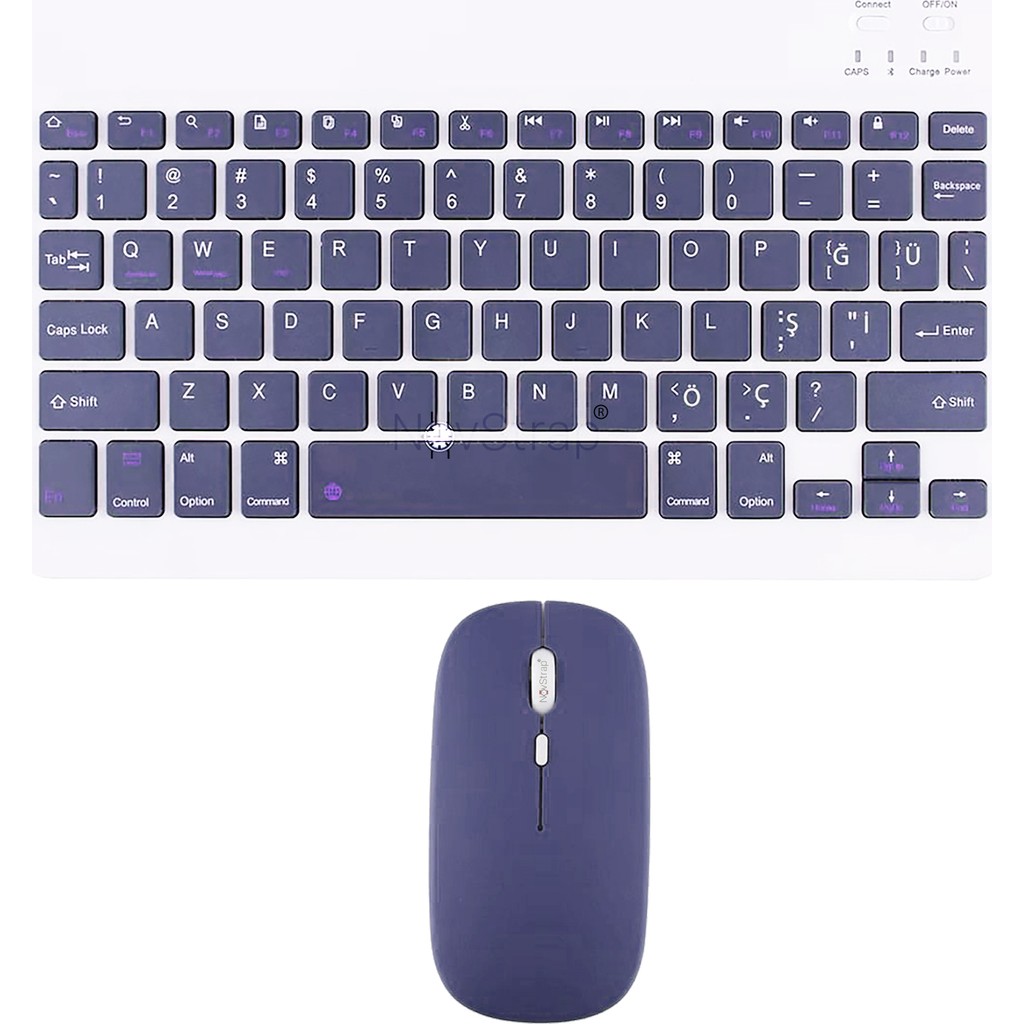 Novstrap Samsung Galaxy Tab A11 / A11 Plus ile Uyumlu Türkçe Q Bluetooth Klavye Mouse Seti Şarjlı - A11/A11 Plus - Lavanta Tablet Pc Aksesuarları Fiyatı