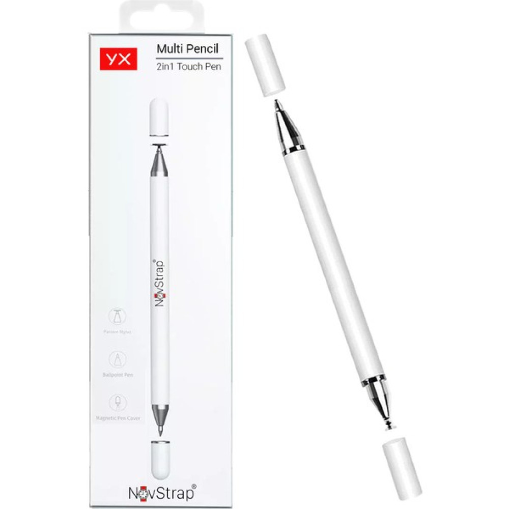 Novstrap Samsung Galaxy Tab S6 Lite SM-P610 Için Dokunmatik Kalem Pencil Stylus Çizim Tasarım Kalemi - Beyaz Tablet Aksesuarı Fiyatı