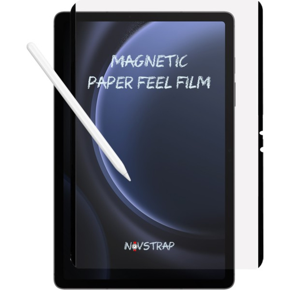 Novstrap Samsung Galaxy Tab S9 Fe SM-X510 ile Uyumlu Mıknatıslı Tak Çıkar Paper Like Ekran Koruyucu - Galaxy Tab S9 FE (SM-X510) - Şeffaf Tablet Aksesuarı Fiyatı