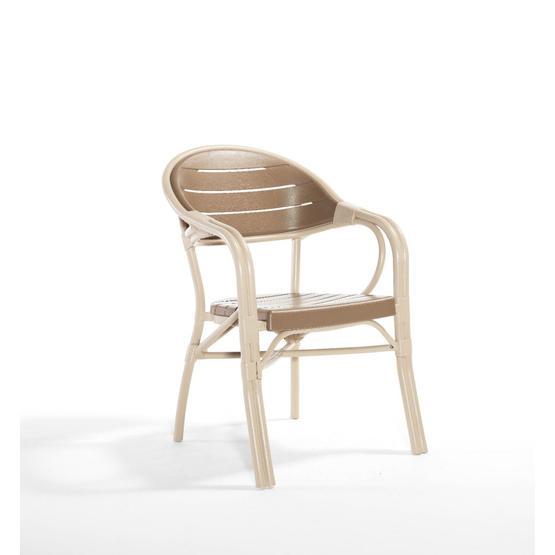 Novussi Capi Çöl Kahve Bamboo Koltuk