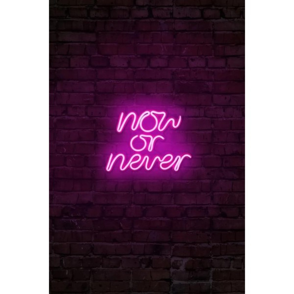 Now Or Never - Led Dekoratif Duvar Aydınlatması Neon Duvar Yazısı Sihirli Led Mesajlar - N70 Dekoratif Lamba Fiyatı