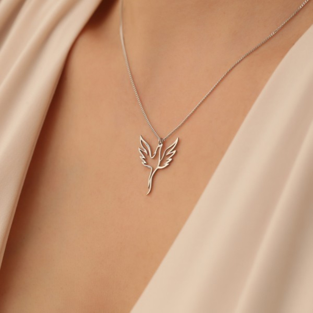 Nox Jewelry 925 Ayar Gümüş Ankakuşu Kolye Gümüş Kolye Fiyatı