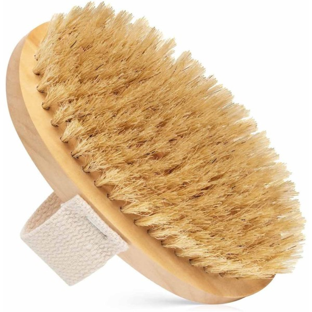 Noyiska Masaj Aleti Peeling Ahşap Vücut Duş Fırçası Doğal At Kılı Fırçası Vücut Sıkılaştırıcı ve İncelticiler Fiyatı