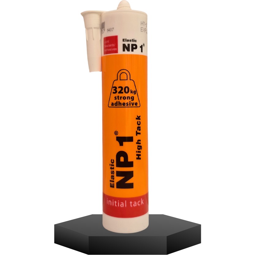 Np1 High Tack Güçlü Silikon Korniş Dış Cephe Montaj Yapıştırıcı 320KG Beyaz Diğer Fiyatı