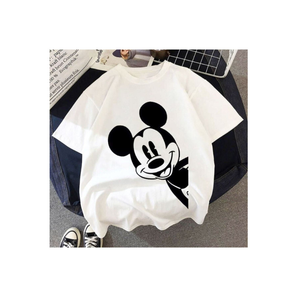 npLStore Mickey Baskılı Çocuk Tişört 2yaş/15yaş Arası 9-10 Yaş Beden Bayan T-shirt Fiyatı