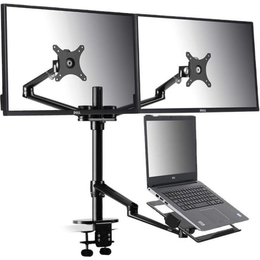 Npo STD7093 10"-27" Notebook Stand ve Vesa Monitör Tutucu Çift Kol - Siyah Dizüstü Bilgisayar Aksesuarları Fiyatı