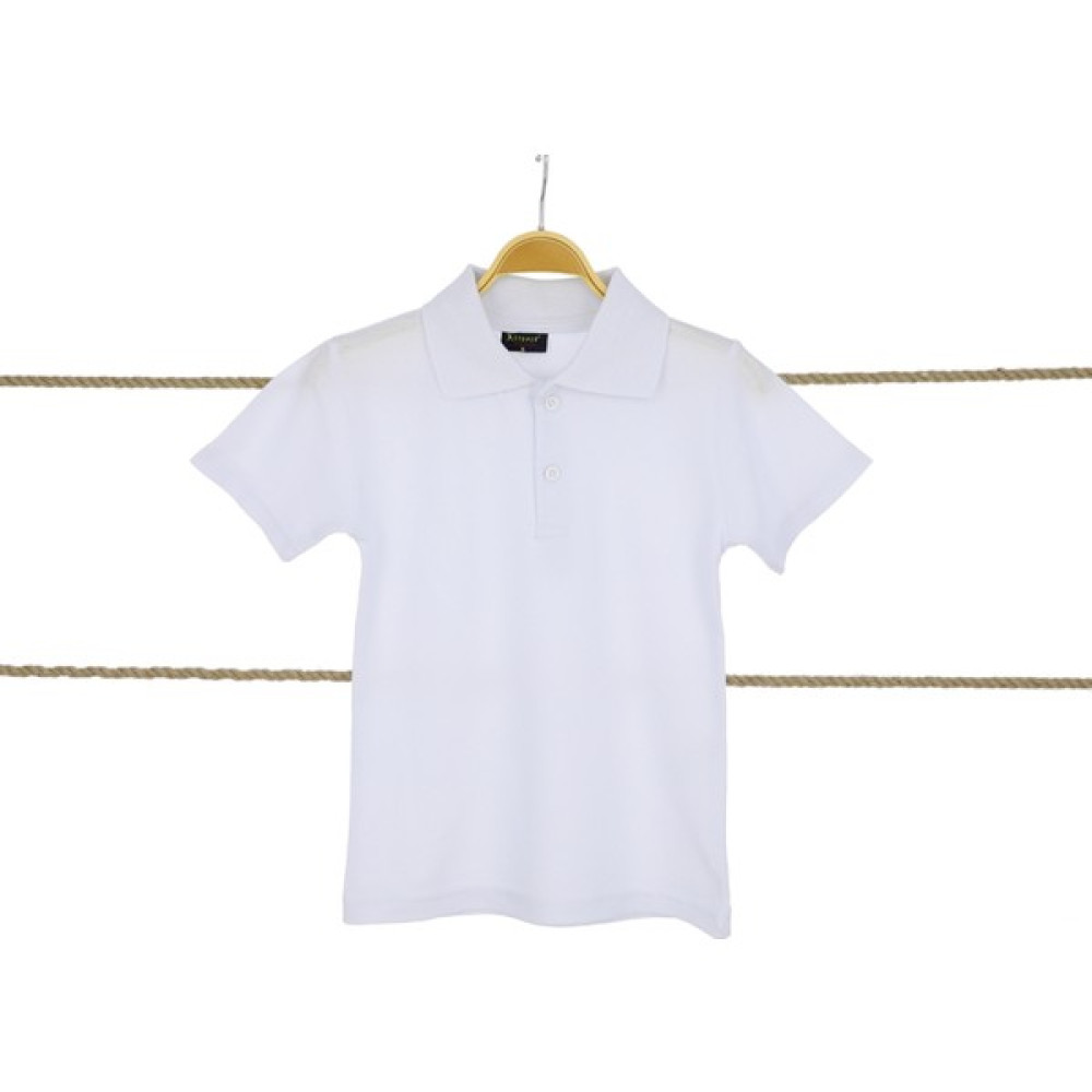 NR Nar Rengi Erkek Okulluk T-Shirt Pamuk Mevsimlik Düz Beyaz Polo Yaka Erkek T-shirt Fiyatı