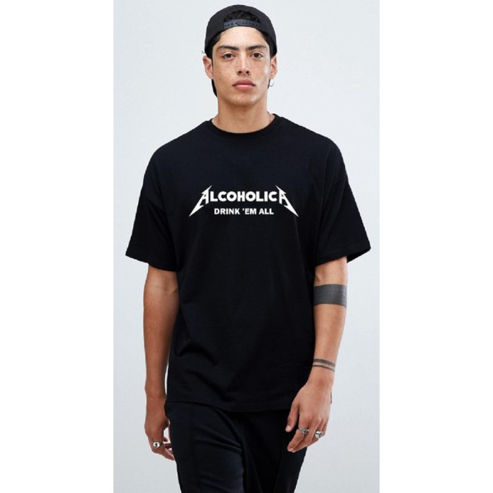 Nrage Alcoholica Metallica Oversize Tişört Erkek T-shirt Fiyatı