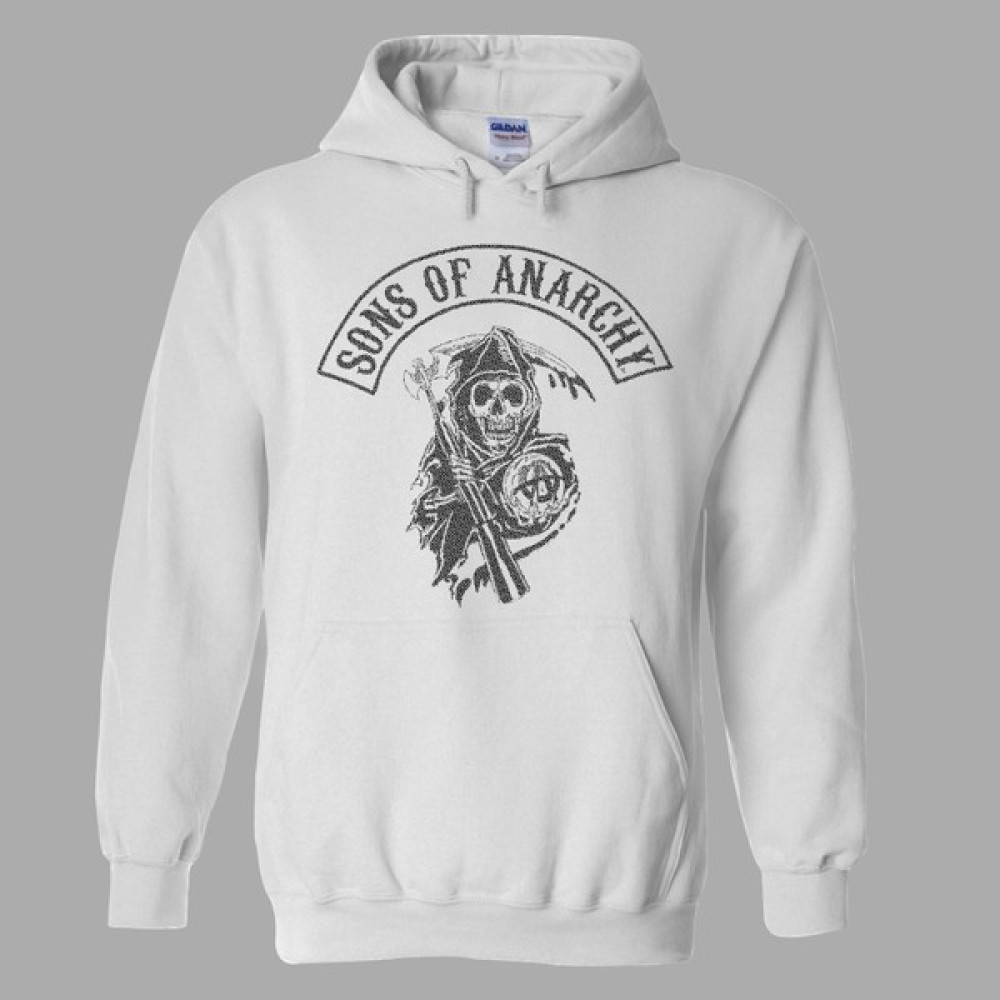 Nrage Sons Of Anarchy Samcro Sweatshirt Hoodie - Beyaz - XL Oto Boyaları Fiyatı