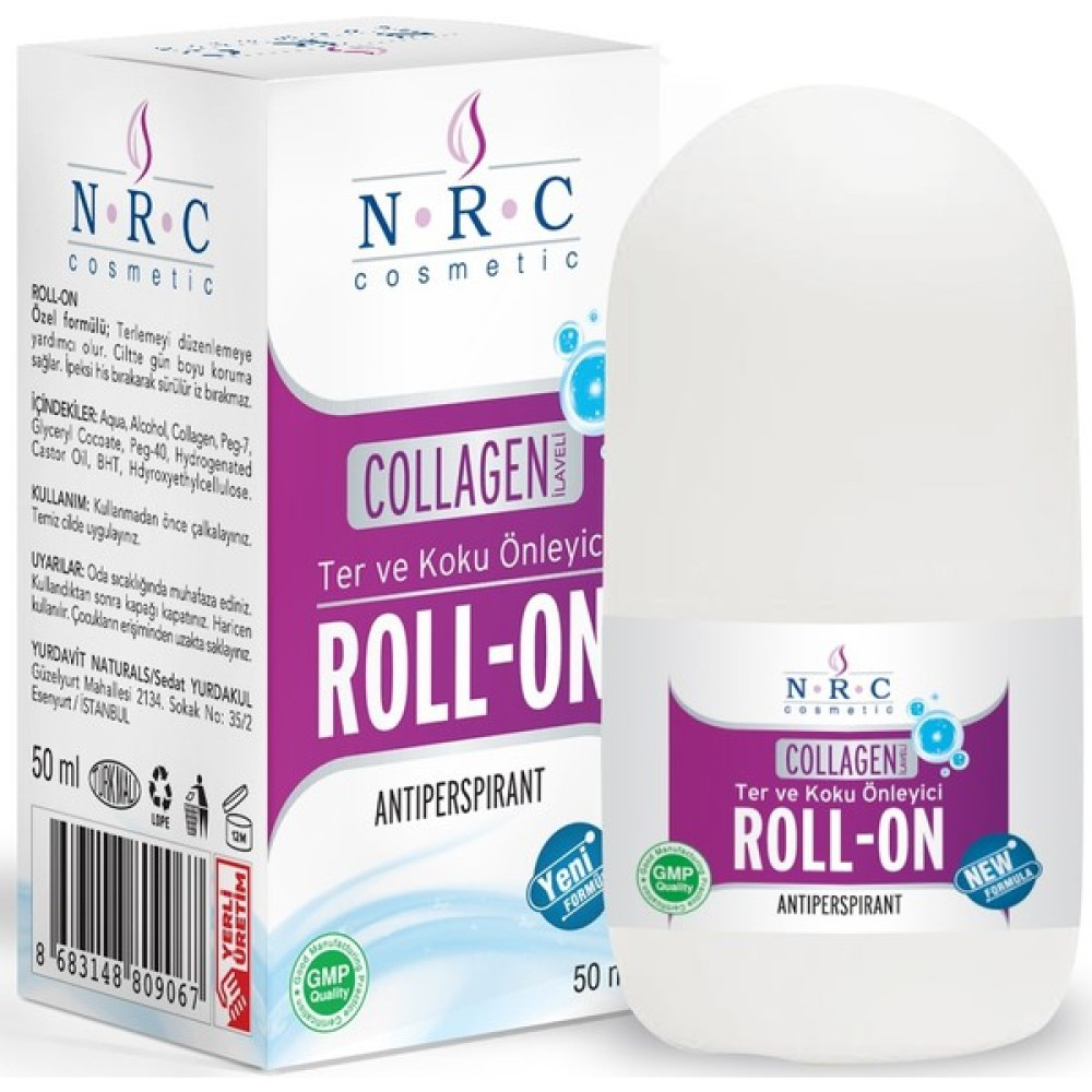 Nrc Ter ve Koku Önleyici Collagen Ilaveli Antiperspırant Roll-On 50 ml X2 Kutu Oto Boyaları Fiyatı