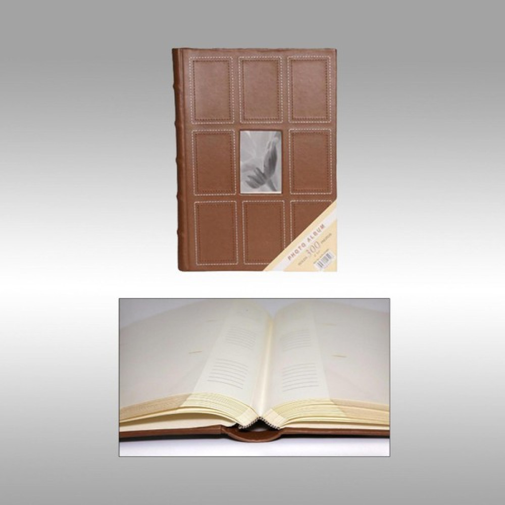 NRCN 10X15cm 300'lük Özel Lüks Deri Fotoğraf Albümü [Memo] Kahverengi Ürün Resim & Fotoğraf Çerçevesi Fiyatı