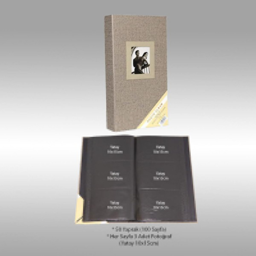 Nrcn Fotoğraf Albümü 10 x 15 cm 300'lük Koton Desenli Vizon Resim & Fotoğraf Çerçevesi Fiyatı