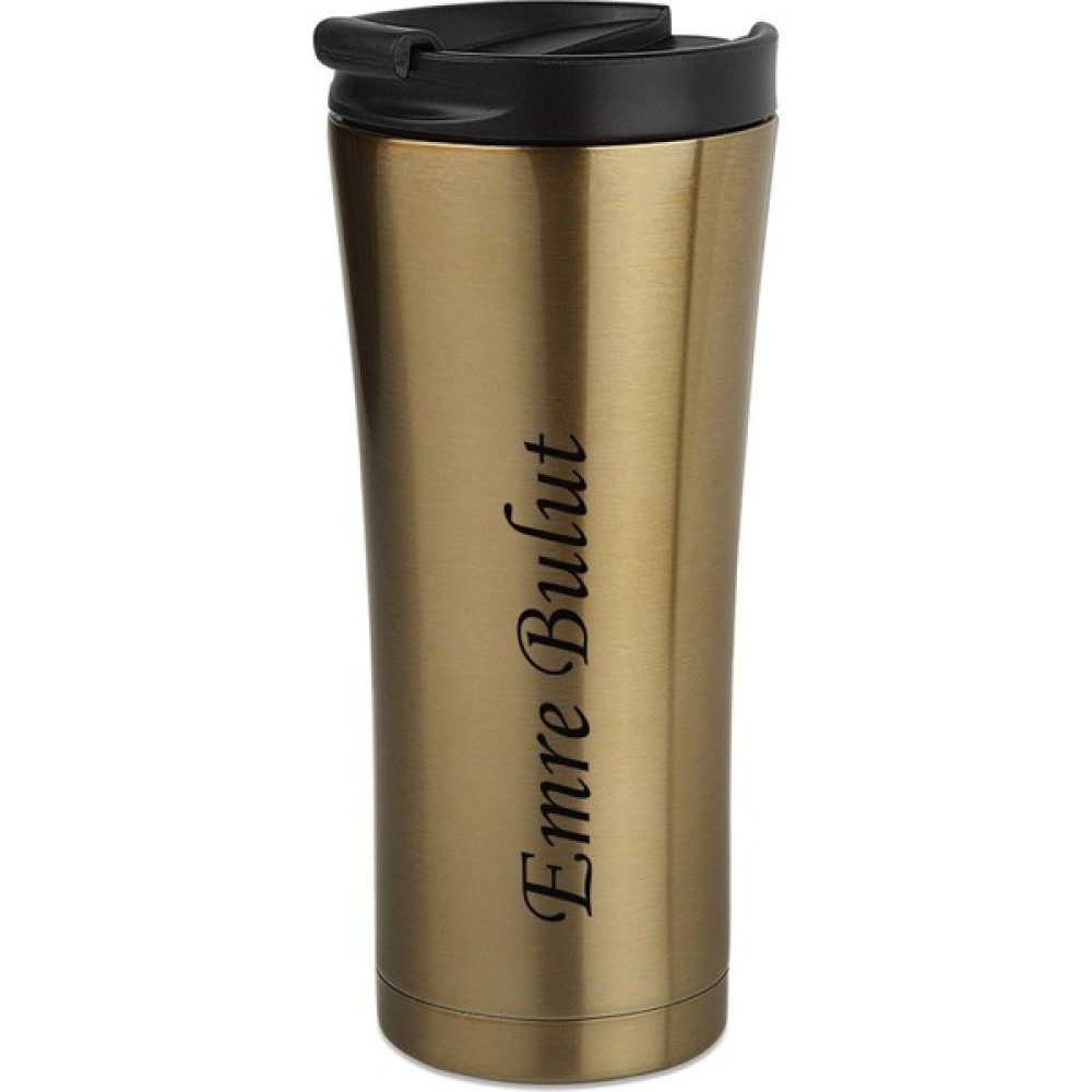 NRD Life Kişiye Özel Isim Baskılı Çelik Termos Mug Bardak Gold ( 500 ml ) Kamp Mutfağı Fiyatı