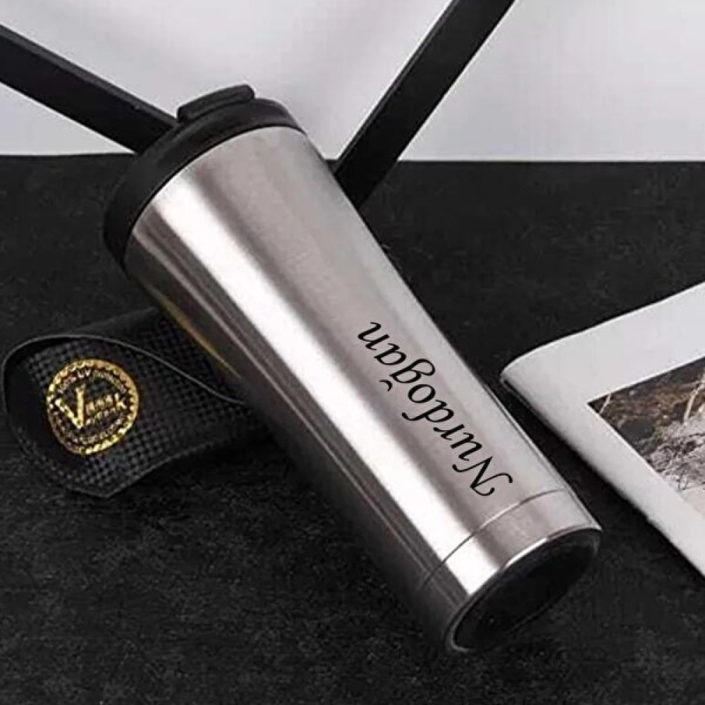NRD Life Kişiye Özel Isim Baskılı Çelik Termos Mug Bardak Gümüş ( 500 ml ) Kamp Mutfağı Fiyatı