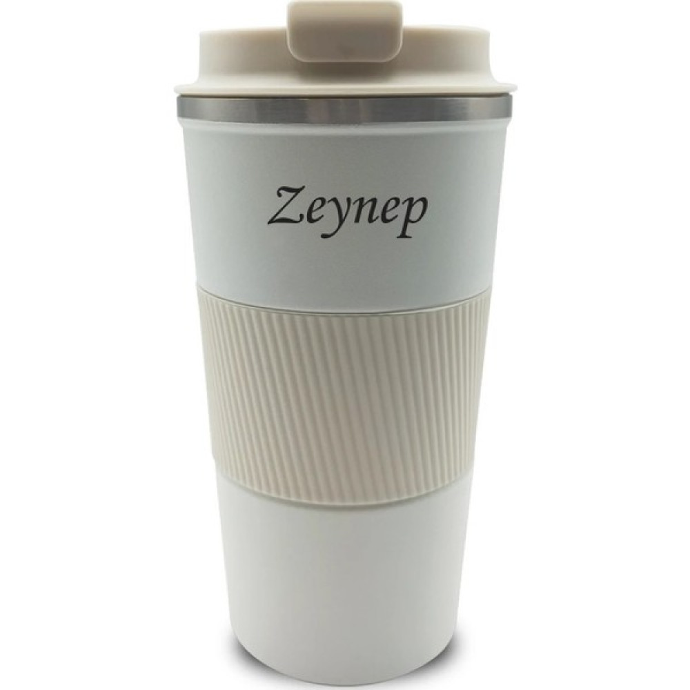 NRD Life Sevgililer Gününe Özel Kişiye Özel İsim Baskılı Çelik Termos Termos Mug Kupa Beyaz (500 ml ) Kamp Mutfağı Fiyatı
