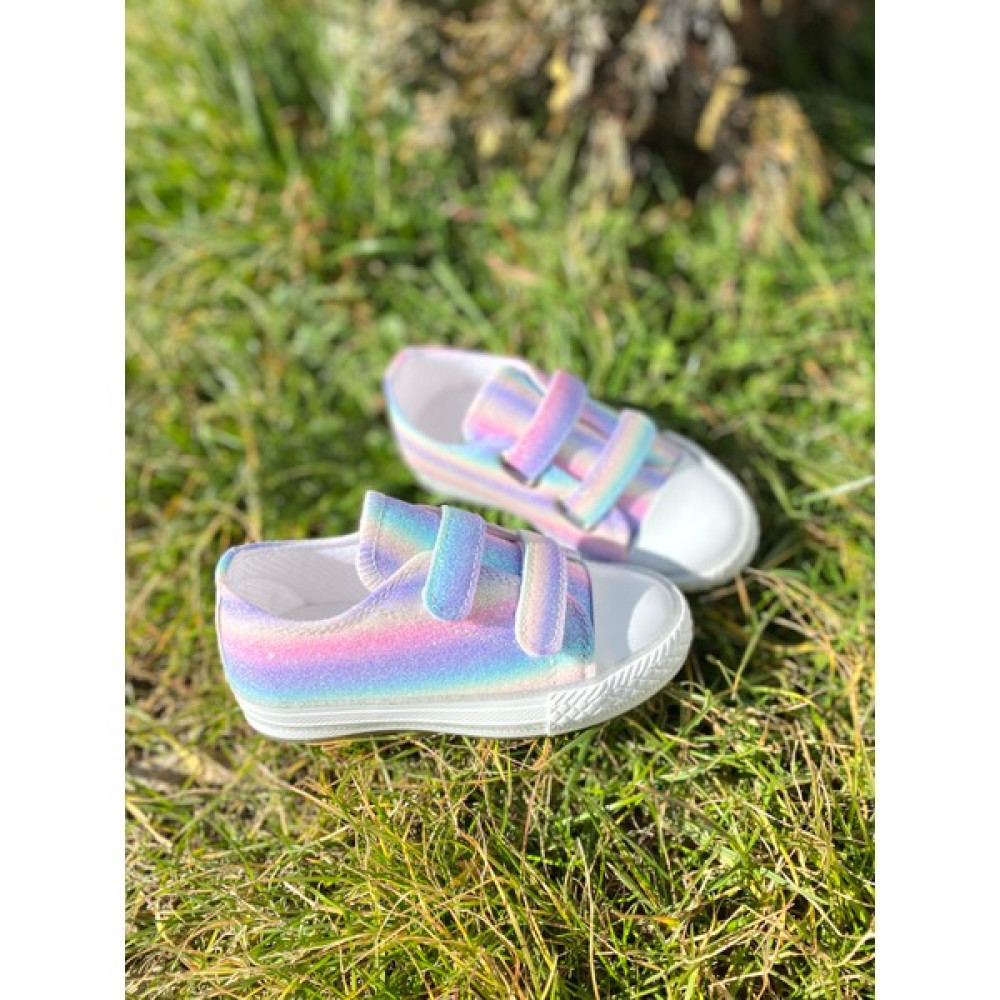NS Little Kız Çocuk Gökkuşağı Işıklı Sneaker Spor Ayakkabı Kız Çocuk Günlük Ayakkabısı Fiyatı
