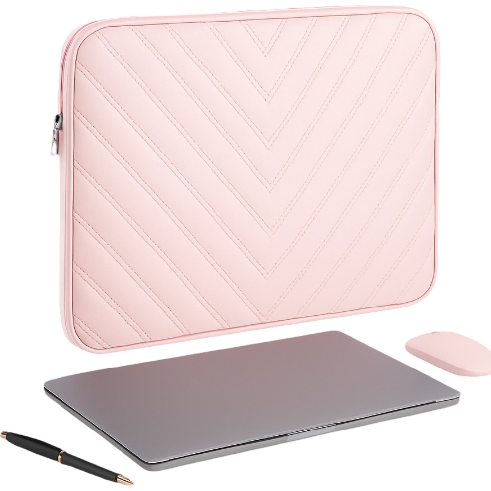 NS Reliable Notebook Laptop Macbook Çantası Suni Deri 13"-13.6" Inç - 800-DÜZ Açık Pembe - 13.6 inç Diğer Fiyatı