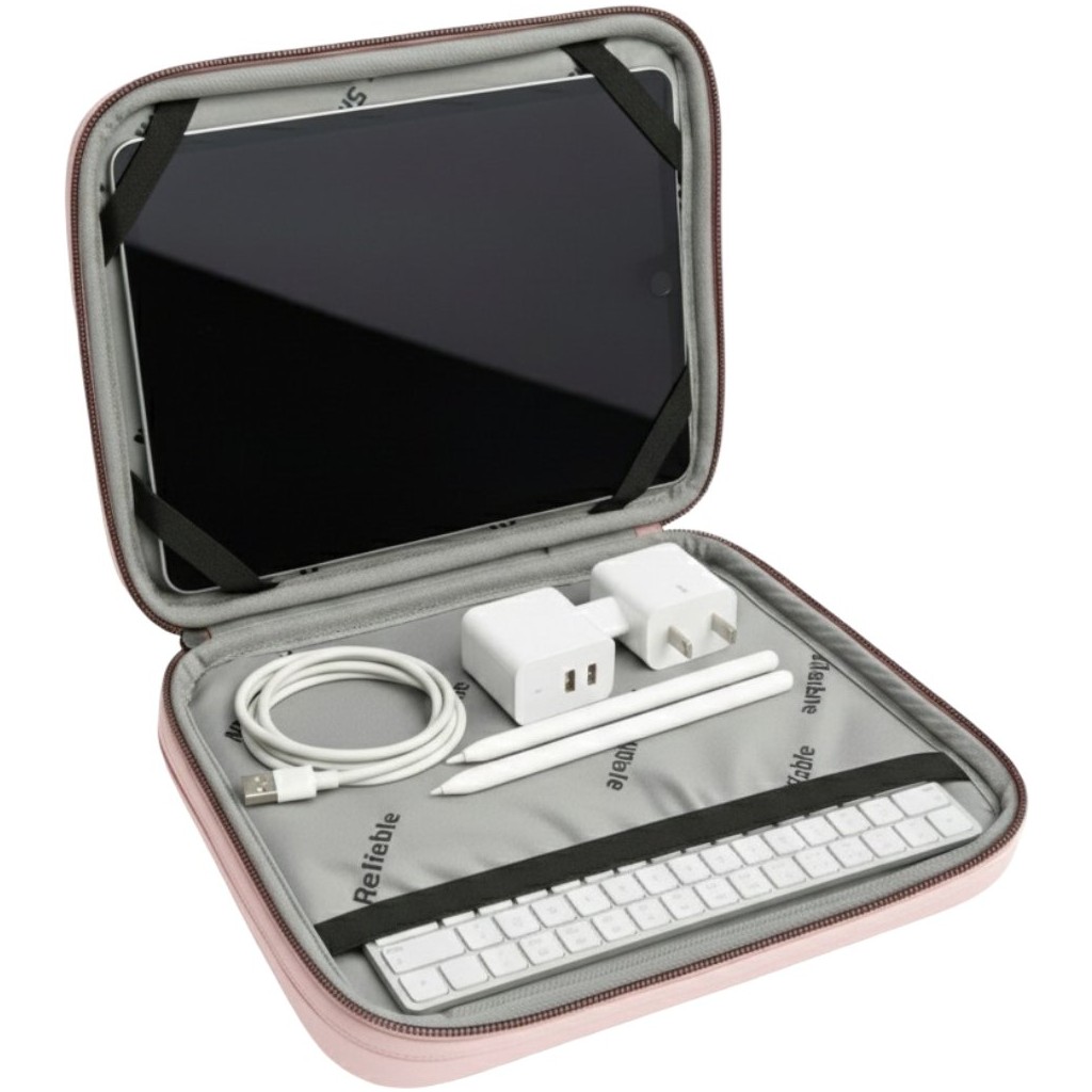 NS Reliable Ns 9-11 Inç Suya Dayanıklı Laptop Tablet Kılıfı Darbe Koruyucu Fermuarlı Çanta (26X21X2 Cm) - Pembe - 26x21x2 cm SSD / Solid State Drive Fiyatı