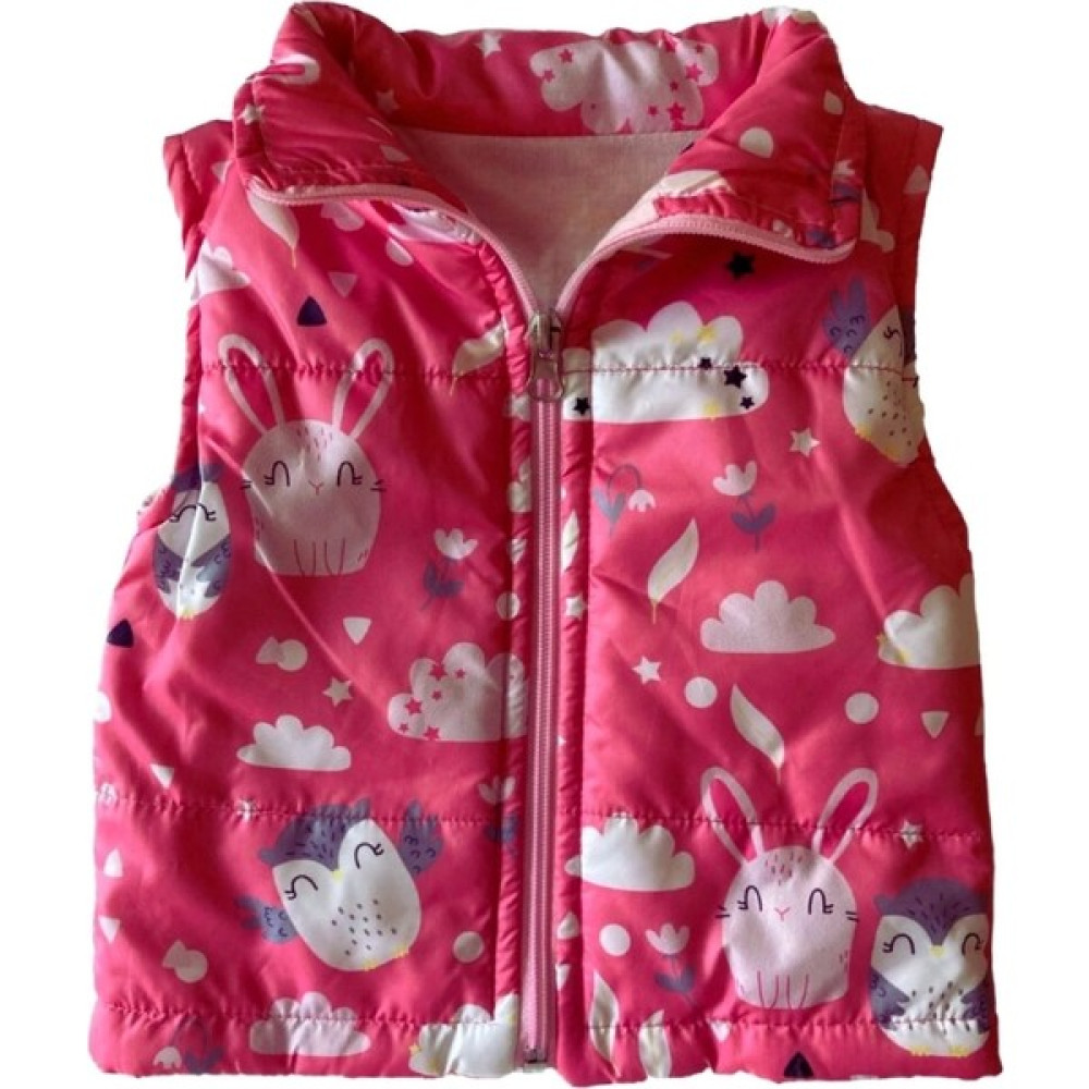 NSE Collection Kız Bebek Pembe Renk Baykuş Modelli Mevsimlik Şişme Yelek Bebek Yeleği Fiyatı