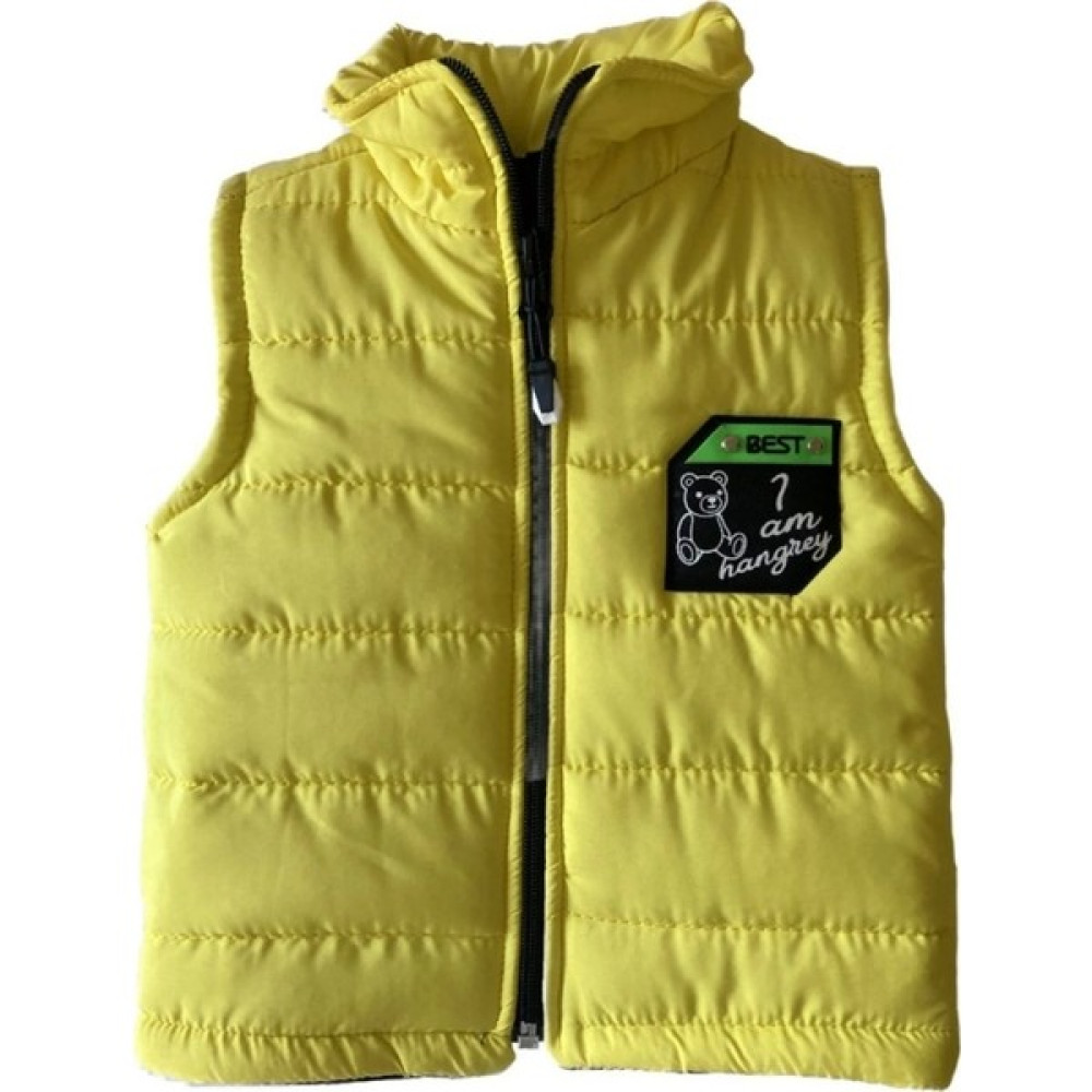 NSE Collection Unisex Bebek Sarı Renk Mevsimlik Şişme Yelek Bebek Yeleği Fiyatı