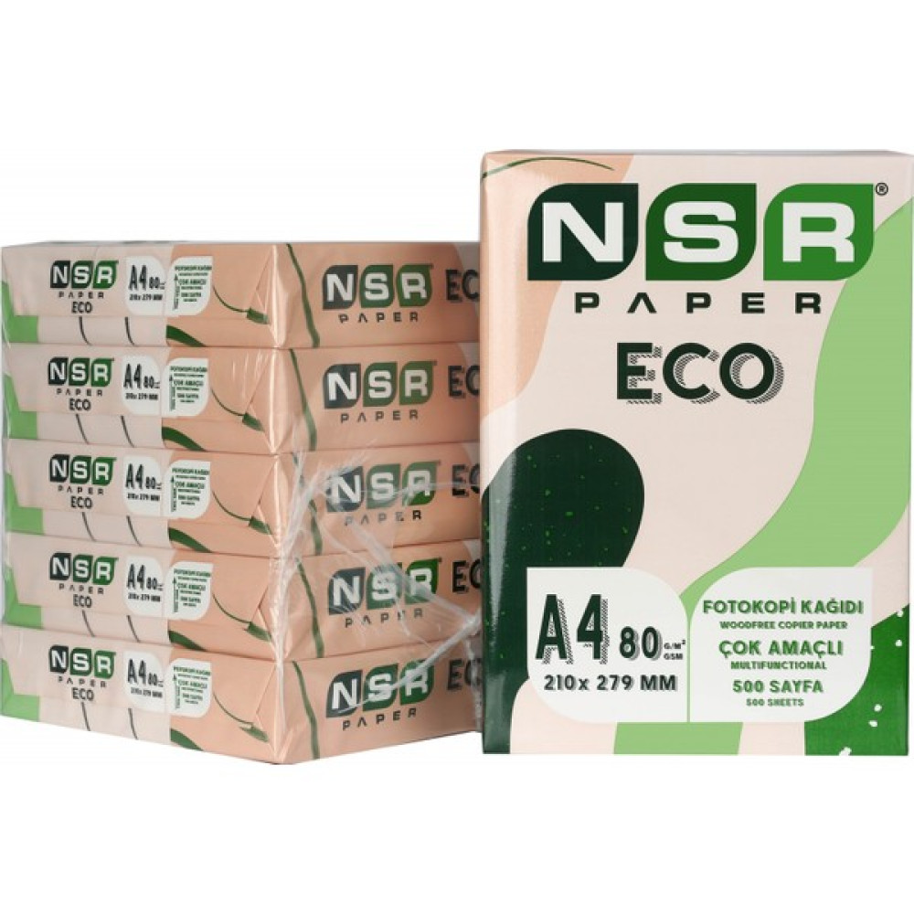 Nsr Paper Eco A4 Fotokopi Kağıdı 80 G 2500 Sayfa - Beyaz Fotokopi Kağıdı Fiyatı