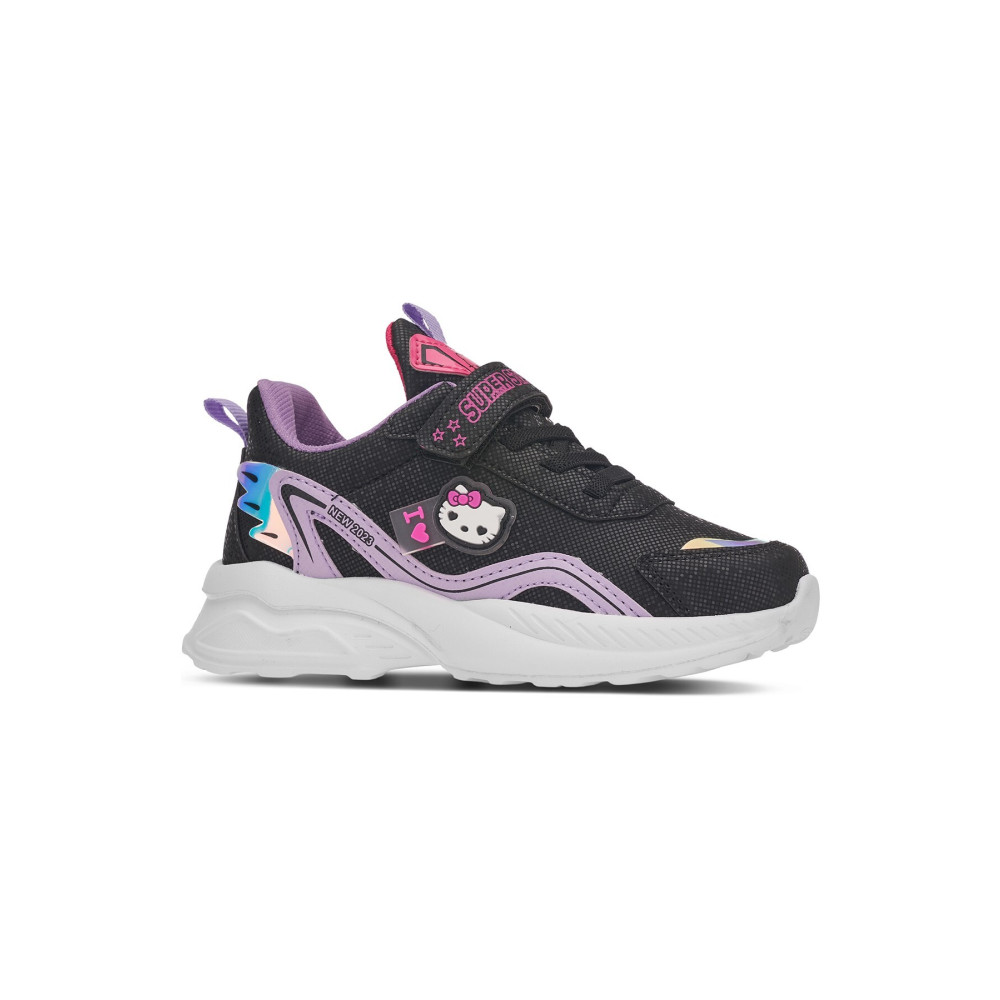 Nstil Günlük Kız Çocuk Sneaker Lastik Bağcıklı Hologram Cırtlı Hafif Hello Kitty Ayakkabı 1907 28 Beden Spor Ayakkabı Fiyatı