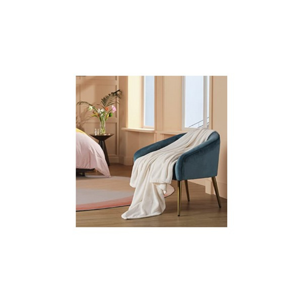Nt Handmade Beyaz 220X230 Çift Kişilik Polar Battaniye Salon Oturma Yatak Odası Için Tv Battaniyesi Koltuk Şalı - 220 x 230 cm - Renkli Battaniye Fiyatı