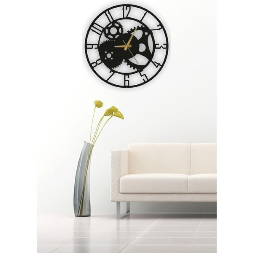 Nt Handmade Dekoratif Duvar Saati Çarklı 50 cm Dekoratif Saat Fiyatı