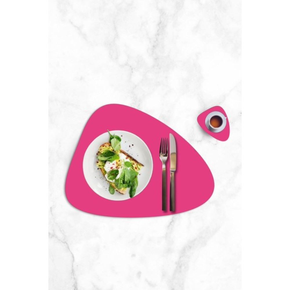 Nt Handmade Fuşya Deri Amerikan Servis 12 Parça - 37 x 44 cm Amerikan Servis Fiyatı