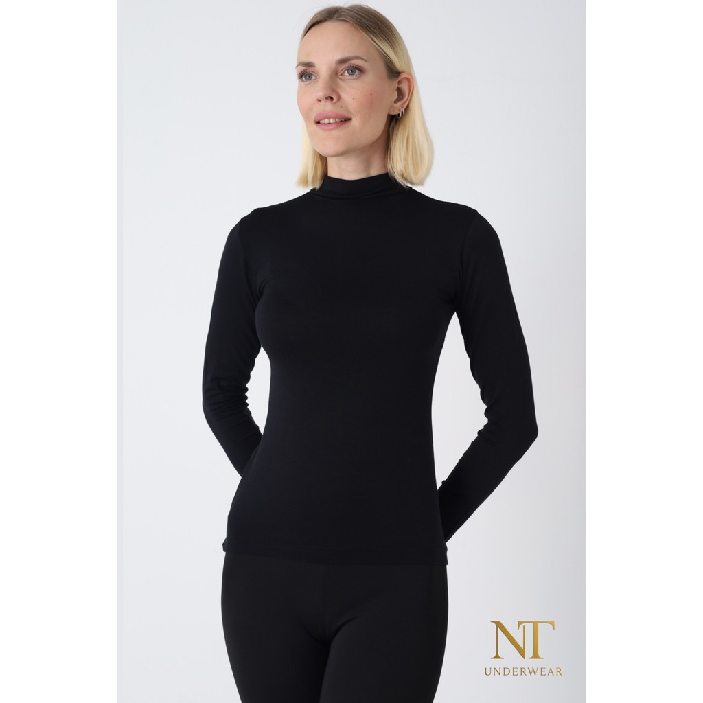NT Underwear Kadın Bambu Balıkçı Yaka Uzun Kol Body – Hafif, Rahat ve Şık Giyim & İç Giyim Fiyatı