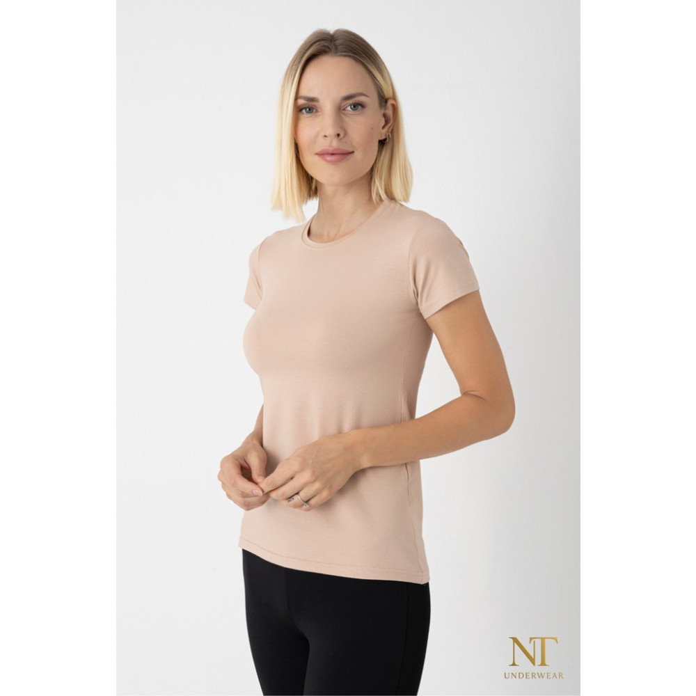 NT Underwear Kadın Bambu Yarım Kol Body – Doğal ve Hafif İç Body Fiyatı
