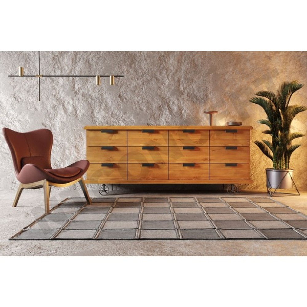 Ntconcept Ahe Masif Ağaç Çekmeceli Konsol - Ceviz - 220 cm Gardrop & Dolap Fiyatı
