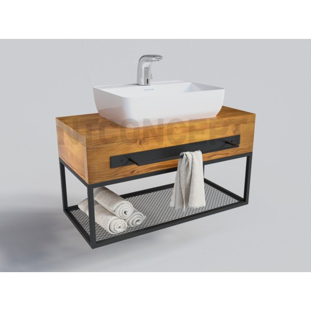 NTConcept Are Masif Ahşap Lavabo Dolabı HILTON(70CM) Banyo Dolabı / Mobilyası Fiyatı