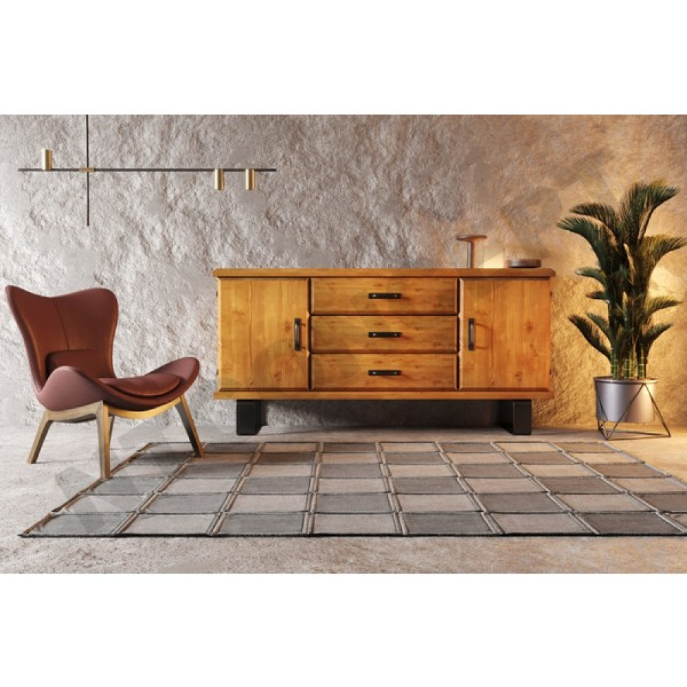 Ntconcept Ari Masif Ağaç Çekmeceli Kapaklı Konsol - Ceviz - 160 cm Gardrop & Dolap Fiyatı
