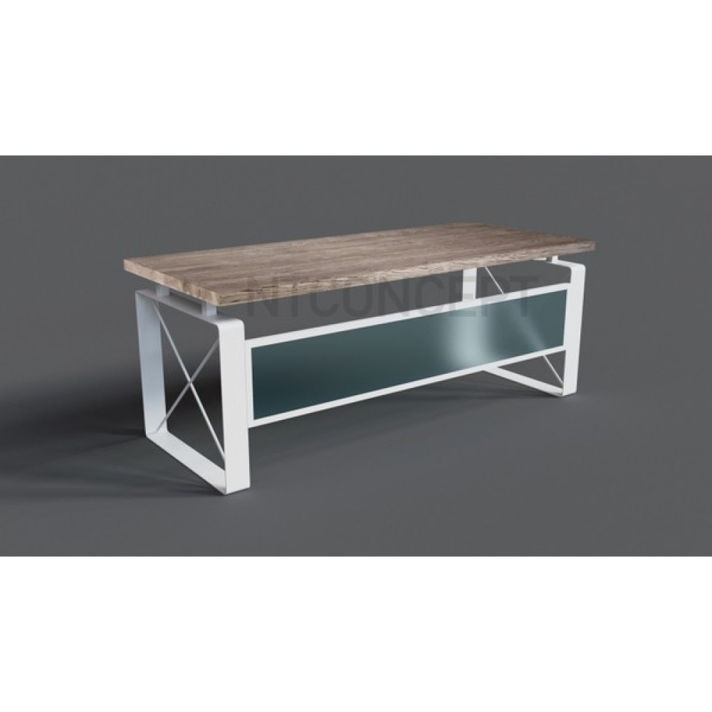 Ntconcept Levva Masif Ağaç Ofis ve Çalışma Masası - Ebat Seçenekli - 85x180 cm - Açık Ceviz Çalışma Masası Fiyatı