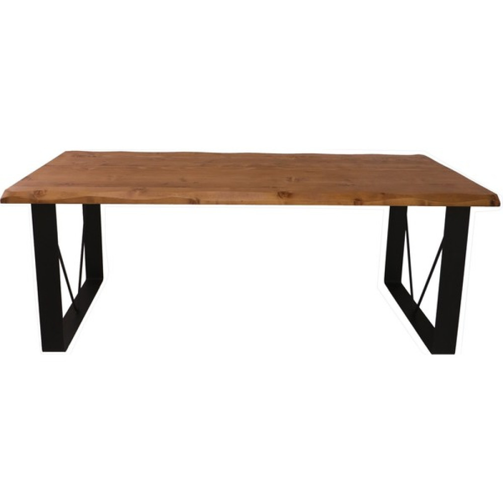 NTconcept Masif Ağaç Yemek Masası -MAYM596 - 100 x 210 x 78 cm Yemek & Mutfak Masası Fiyatı